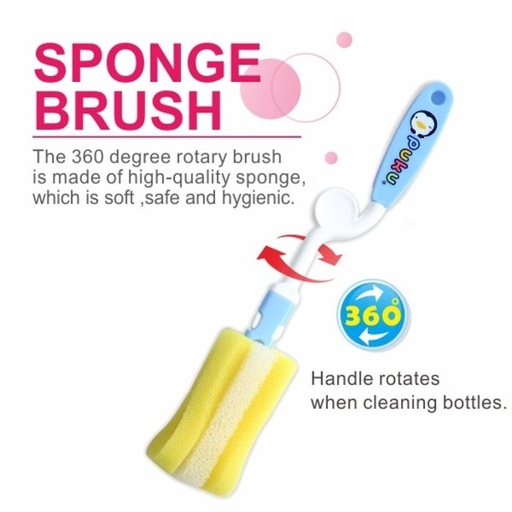 [4712879104111-18] Puku Bottle Sponge Brush P10411