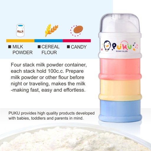 [4712879110006] Puku Milk Powder Container 100 ML - 11000 