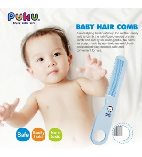 [4712879166027-06] Puku Baby Hair Comb 16602