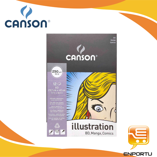 [200387201] Canson Illustration 12s A3 250g