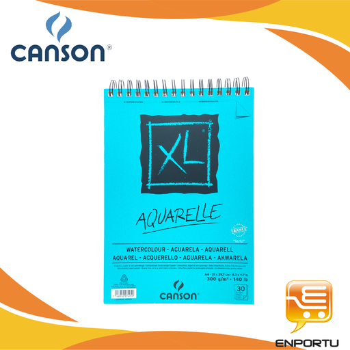 [400039170] Canson XL Aquarelle 30s A4 300g