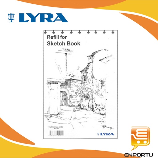 [9211-250] Lyra Refill Sketch Book A5 (30 Sheet)
