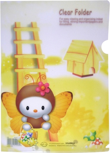 [1002113564381] Kinary Clear Sleeve Fancy CP-310 A4 (Isi 10pc)