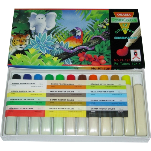 [4710609762001] Simbalion Poster Color 12cc PT-12P