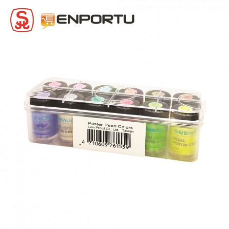 [4710609761559] Simbalion Poster Color 15 cc 12C Pearl Color (Metalik)
