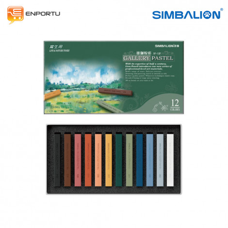 [4710609430424] Simbalion Gallery Pastel Life&Nature Tones SP-12P