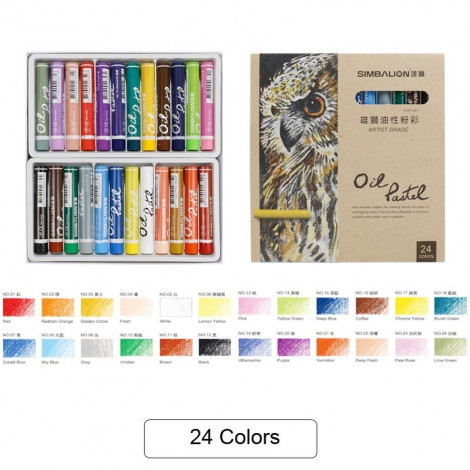 [4710609401271] Simbalion Artist Grade Oil Pastel - POP-24/1