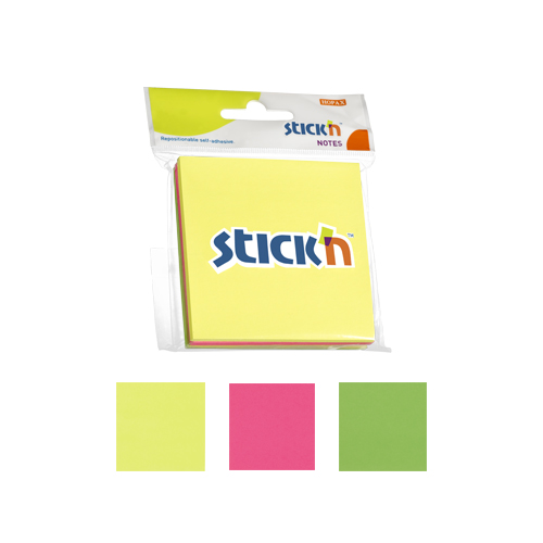 [4712759210932] Stick'N 21093 Neon 3 Warna 3x3