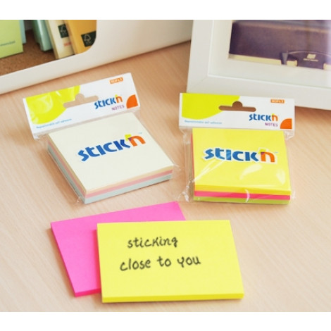 [4712759210956] Stick'N 21095 Neon 3x4 2 Warna