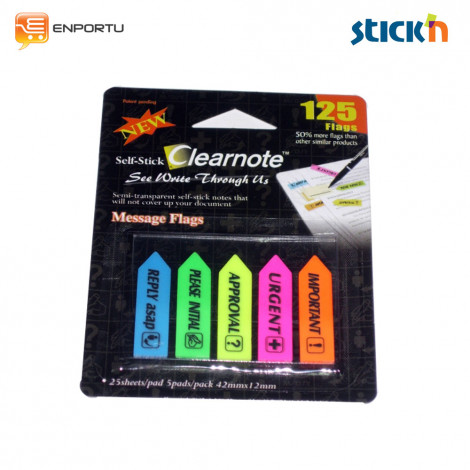 [4712759211939] Stick'N 21193 Clearnote - Assorted Sign