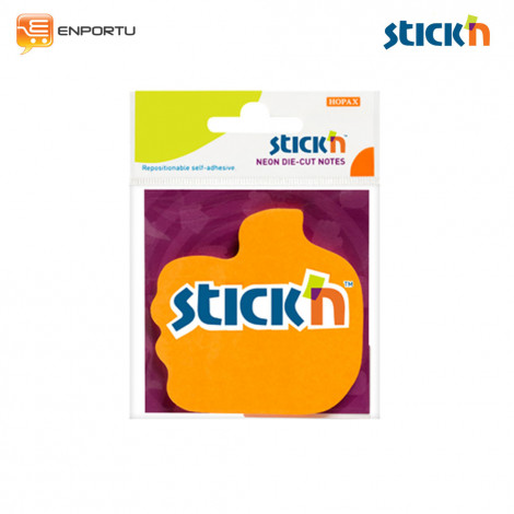 [4712759211786] Stick'N 21178 Neon Diecut Orange Thumb