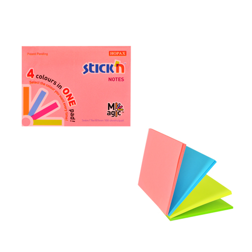 [4712759215722] Stick'N 21572 Neon Note 3x4