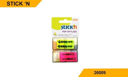 [4712759260098] Stick'N 26009 Pop-up Sign 45x12mm
