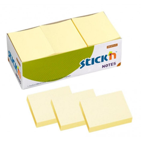 [4712759210055] Stick'N 21005 Pastel Yellow 1,5x2 (X12pc)