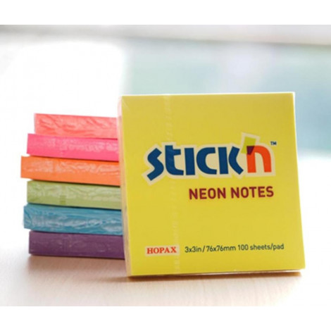 [4712759212097] Stick'N 21209 Neon Blue 3x3