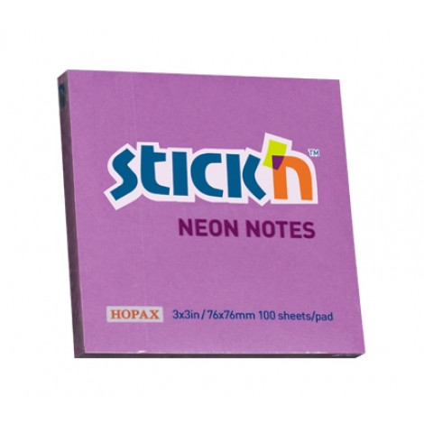 [4712759212103] Stick'N 21210 Neon Purple 3x3