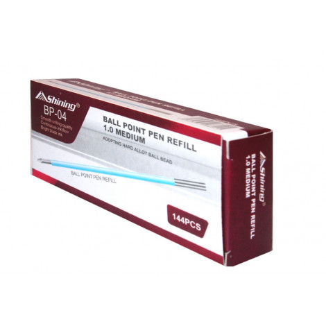 [6932334188045] Shining Refill BP-04 Pendek (x144pc)