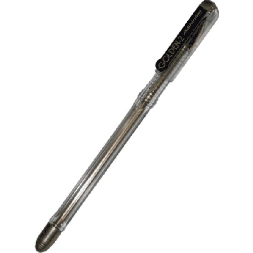 [1002113564024] Shining Ballpoint GOLDEN 2 Hitam (X1pc)