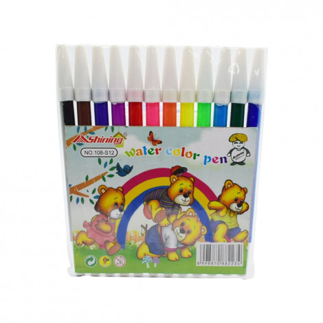 [8998870882230] Shining Spidol 108-S12 (12 warna)
