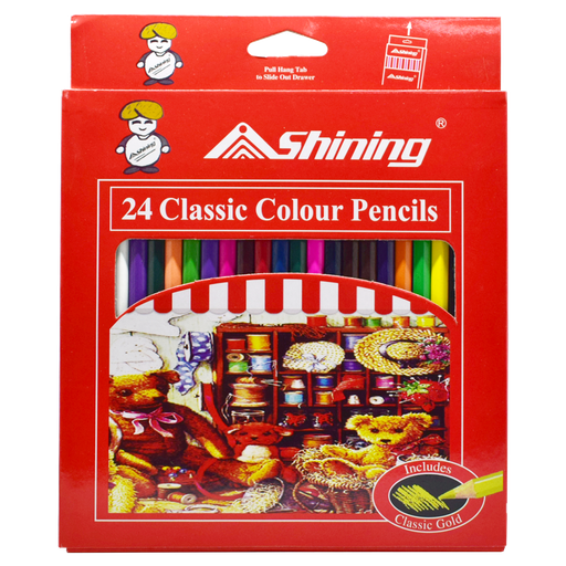 [8998870107245] Shining Pencil Warna Panjang 7-24W