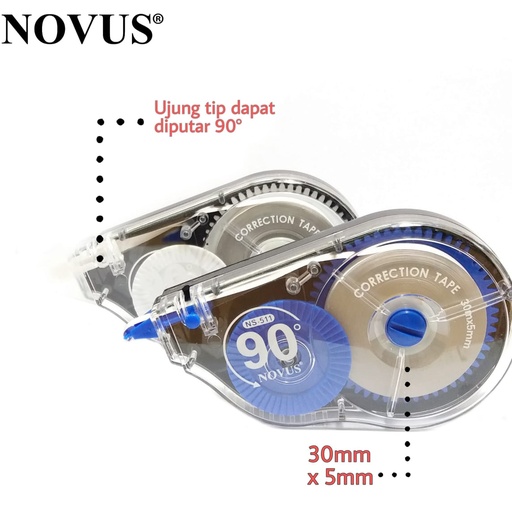 [6935769107827] Novus Correction Tape NS-511 (30m)