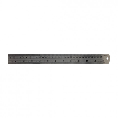 [1002113564250] Novus Ruller 30 cm Besi (Tebal 0,5mm)