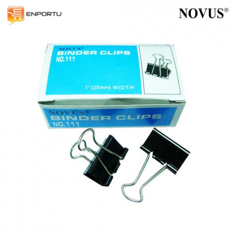 [6935044180156] Novus Binder Clip 107 (3/4"=19mm)