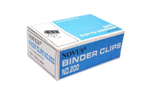 [6935044180125] Novus Binder Clip 200 (1-5/8" =41mm)