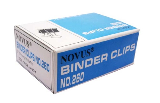 [6935044180118] Novus Binder Clip 260 (2"=51mm)